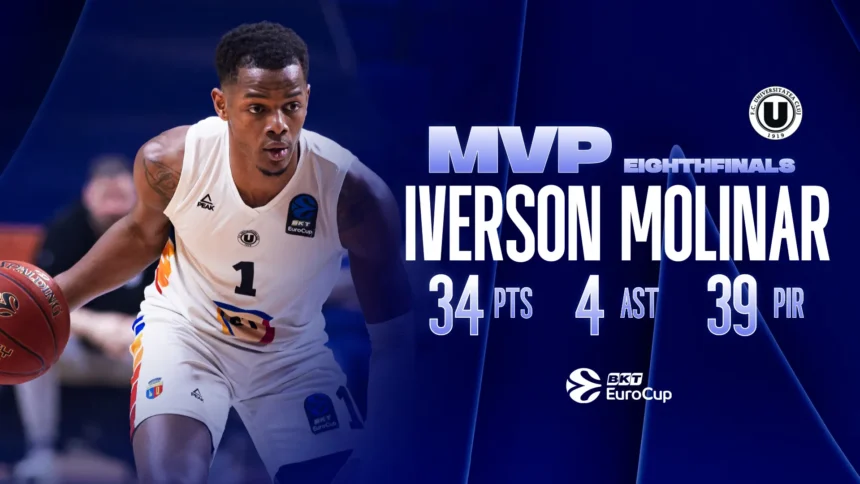 iverson molinar de la u bt cluj napoca mvp ul optimilor de finala eurocup 69b2efd8a2639