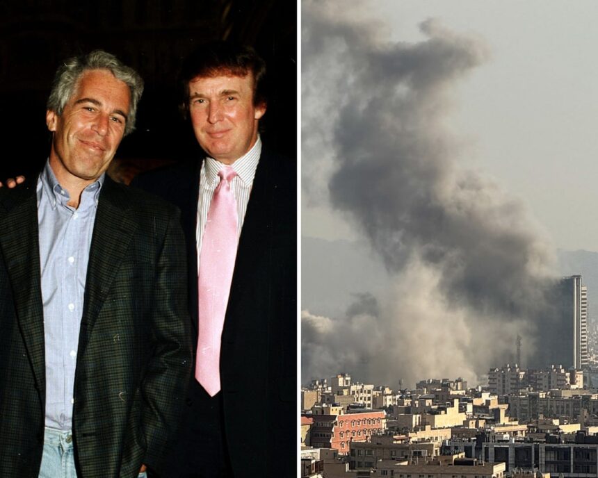 operation epstein distraction trumps bloody iran hype videos seem to target niche audience 69ac0a1993984