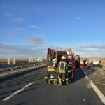 pericol de explozie si circulatie blocata pe autostrada a3 o cisterna s a rasturnat pe sosea 69ca3e879e40d
