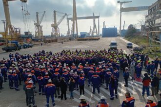 protest la santierul naval damen mangalia dupa intarzieri repetate ale salariilor 69bba44d2e2fa