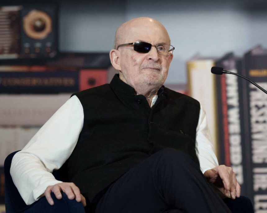 salman rushdie says he is tired of being free speech barbie after 2022 attack 69b737e6d4394