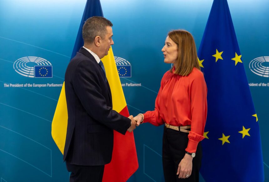 sorin grindeanu la bruxelles urmarim cu ingrijorare semnalele de apropiere dintre partidul premierului si george simion mesajul robertei metsola 69c54285ad402