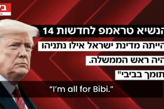 sunt cu bibi total trump ofera un interviu presei israeliene in care il lauda pe netanyahu si il ataca dur pe presedintele israelului 69b7384267036