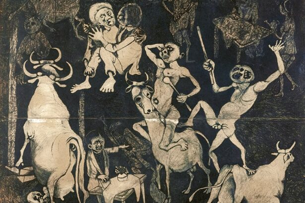 the violence of racist tyranny african guernica goes on display alongside picasso masterpiece 69c6826821940