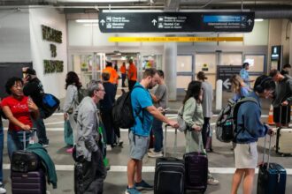 travelers face long waits at some us airports amid dhs shutdown 69aebeea5c316