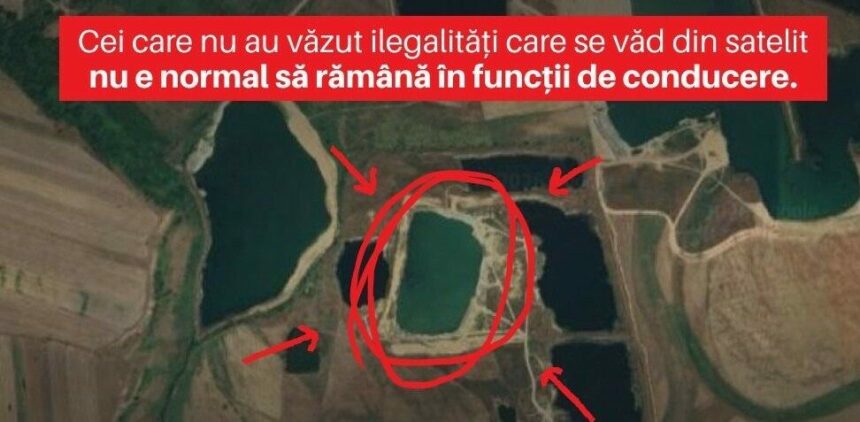 balastiere ilegale in olt vizibile din satelit crater de 5 hectare sapat in 4 ani fara acte 69efaa84ed5bc