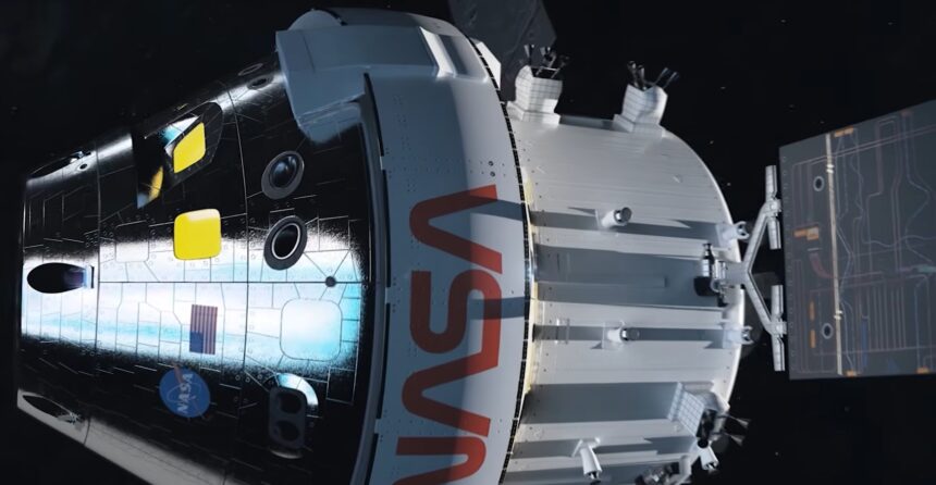 capsula orion cu cei patru astronauti care au plecat spre luna vazuta de pe o terasa din bucuresti 69d26c958ff07