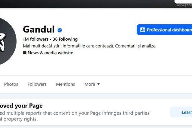 gandul acuza un asalt asupra publicatiei facebook a inchis pagina ziarului cu 1 milion de urmaritori 69d6704db37f6