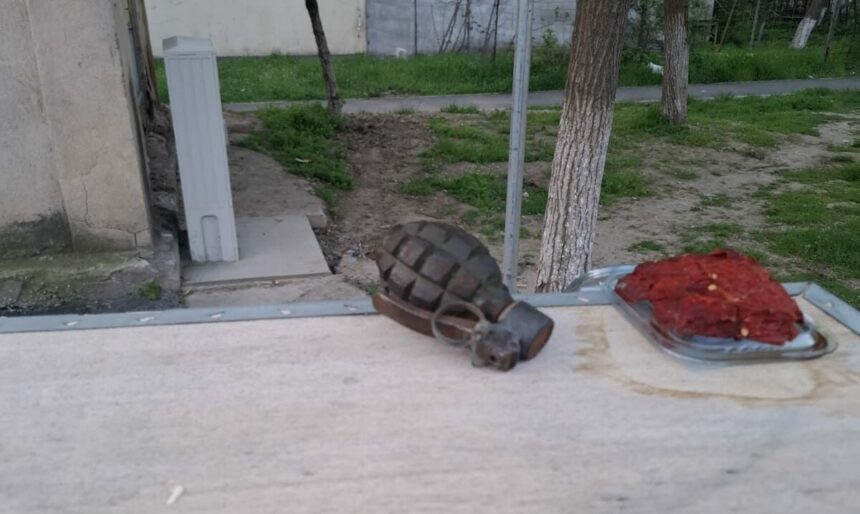 grenada descoperita pe un bulevard din galati isu a intervenit de urgenta 69e1da2566dcd