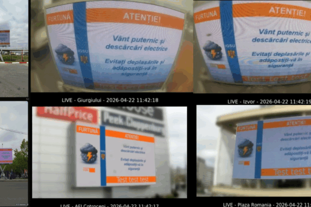 mesaje de tip ro alert vor fi afisate pe panourile digitale din bucuresti si alte 17 orase 69e8d28ec80ef