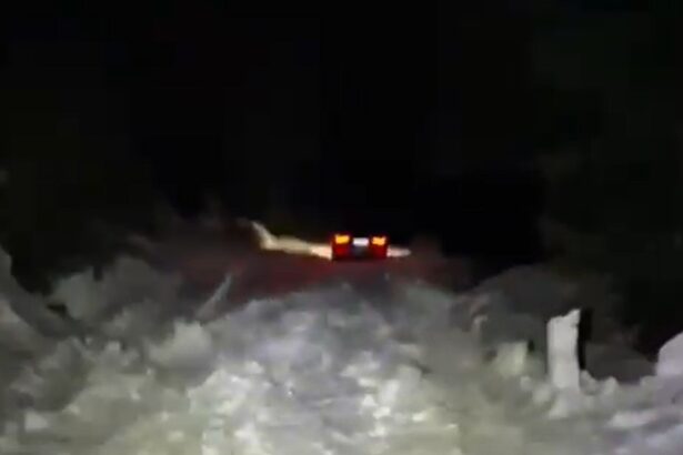 un barbat si fiul sau au ramas blocati cu masina in zapada pe munte in noaptea de inviere 69db8c1ece20f