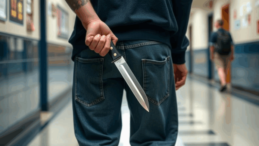 a intrat intr o scoala si a injunghiat un elev de 16 ani agresor de 18 ani retinut de politisti 6a180942e4a2b