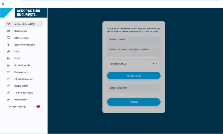 aeroportul henri coanda introduce plata online pentru parcare 6a0c2bc309b6f
