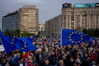 manifestatie pro ue in centrul capitalei de ziua europei cu tema un singur drum europa mesajul lui tudor chirila 69ff539a1284b