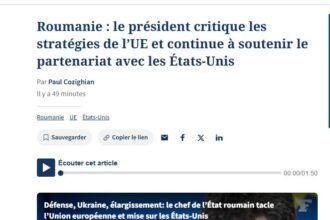 mesajul lui nicusor dan in presa internationala le figaro presedintele romaniei critica strategiile ue si continua sa sustina parteneriatul cu statele unite 69ff481395bfd