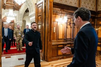 nicusor dan si volodimir zelenski au discutat la palatul cotroceni despre cooperarea in aparare si securitate energetica 6a04b245e3189