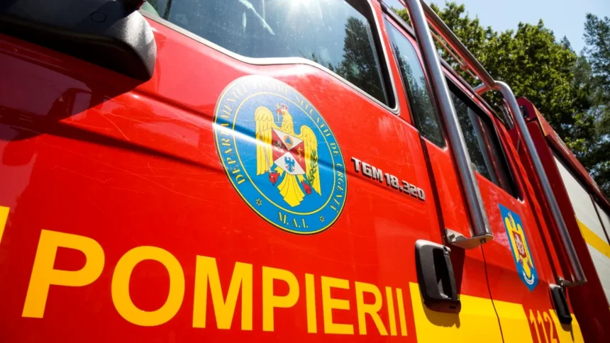 o autoutilitara a luat foc pe o strada din timisoara soferul a fost gasit carbonizat 69f85734634df