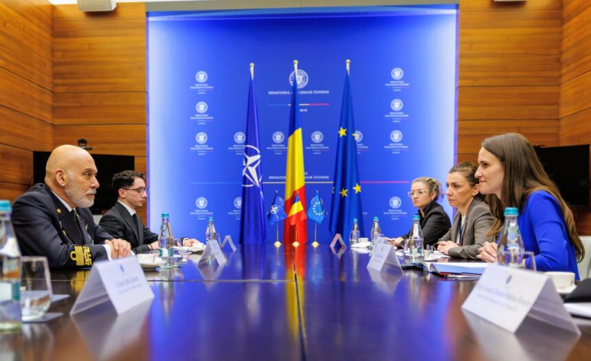 oana toiu si seful comitetului militar nato discutii la bucuresti despre securitatea marii negre si amenintarile cu drone 69fce909def49