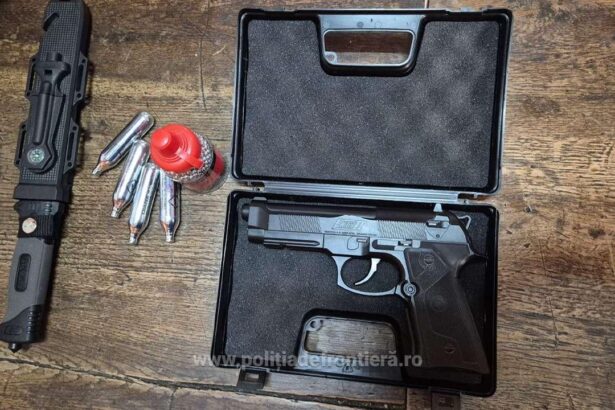 tanar de 25 de ani prins cu un pistol cu aer comprimat pe a1 69f9cd0f9ede5