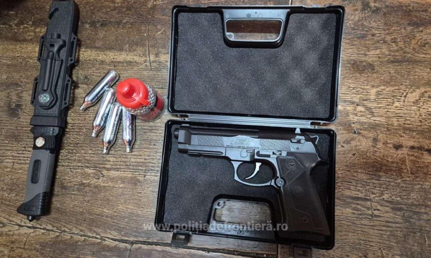 tanar de 25 de ani prins cu un pistol cu aer comprimat pe a1 69f9cd0f9ede5