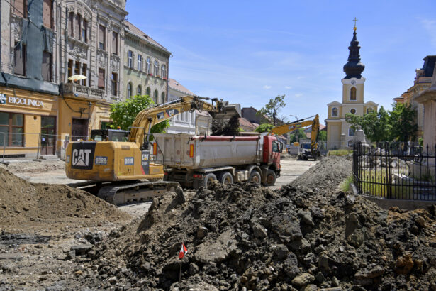 zona istorica a timisoarei se schimba lucrari pe santierul regenerare urbana zona piata traian 6a1a94f4a31e0
