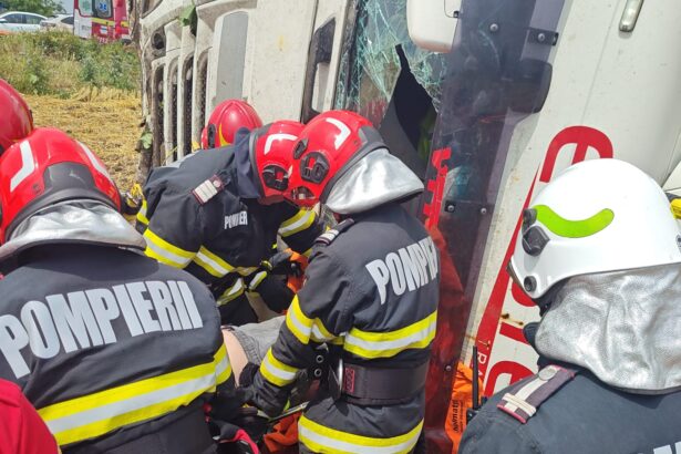 accident grav pe e85 sofer de tir scos incarcerat din cabina dupa ce s a rasturnat cu autotrenul 6a561e3a2a405