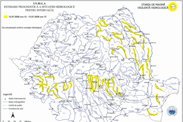 alerta de inundatii in romania cod galben pe mai multe rauri din 20 de judete avertizare pana luni la pranz 6a535f1a780e5