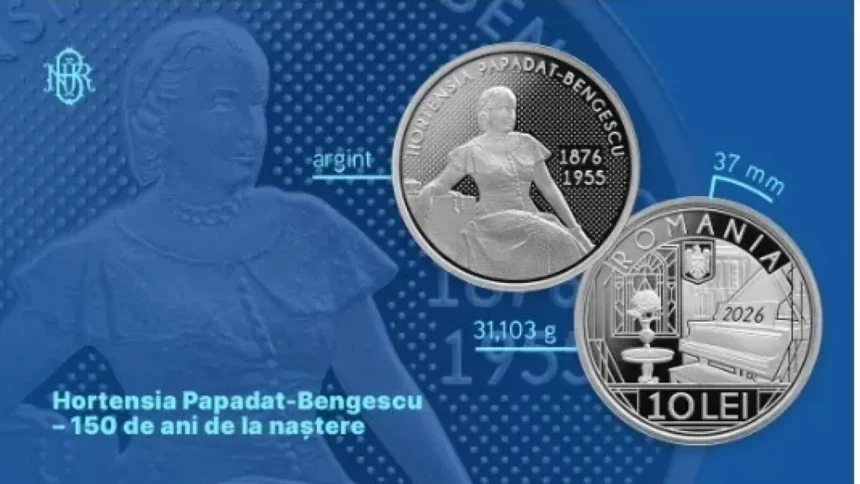 bnr lanseaza o moneda de argint dedicata hortensiei papadat bengescu cat costa si cate exemplare vor fi disponibile 6a61cb6c18c72