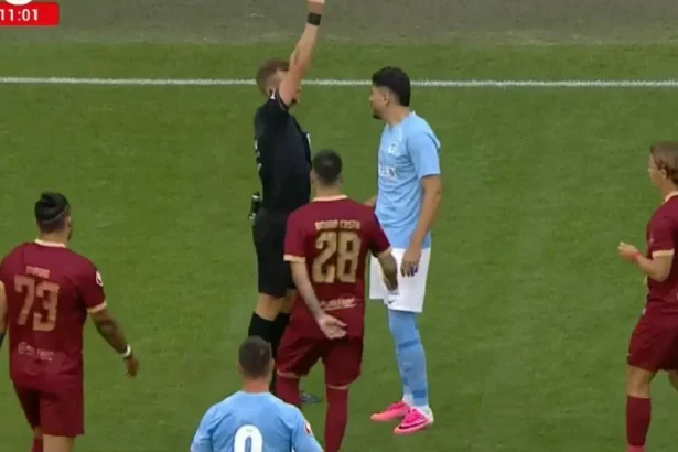cfr cluj a facut instructie cu fc voluntari ilfovenii au avut un jucator eliminat inca din minutul 12 6a67a9f89b696