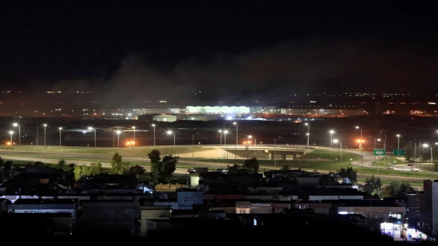 explozii si fum in apropierea aeroportului irakian din erbil care gazduieste trupe americane 6a632513396b3