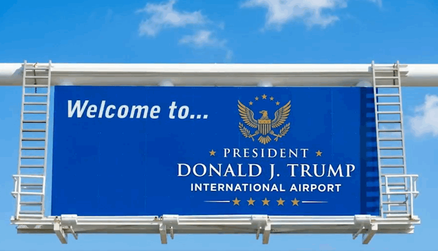noua sigla a aeroportului donald trump din florida starneste controverse are erori si ar fi facuta cu ia 6a55fb2f6f2bb