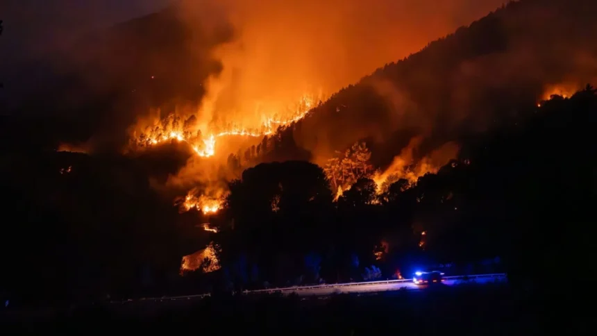 scene apocaliptice in europa peste 250 000 de oameni fug din calea flacarilor uriase din spania si franta 6a6596cfc6f81
