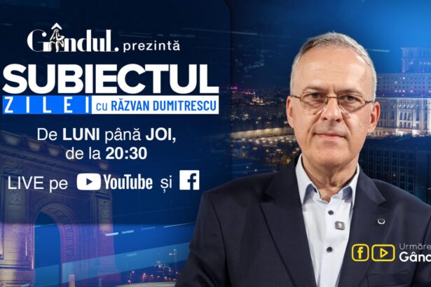 subiectul zilei cu razvan dumitrescu debuteaza luni 13 iulie de la ora 20 30 live pe gandul invitati kelemen hunor si rares bogdan 6a54c379c43c5