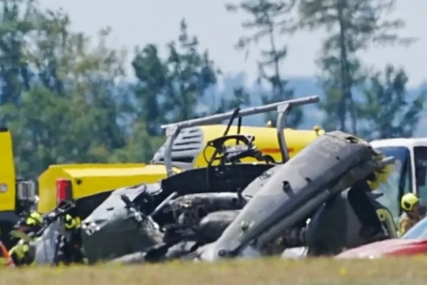 tragedie aviatica un mort si patru raniti dupa prabusirea unui elicopter militar in cehia 6a622f27f13f2
