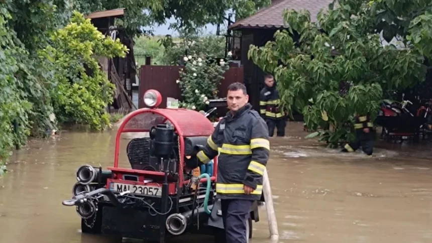 video ploile torentiale au facut prapad in mai multe localitati din prahova pompierii au intervenit in zeci de situatii iar o persoana varstnica a fost salvata din calea apelor 6a6092c16fd7a