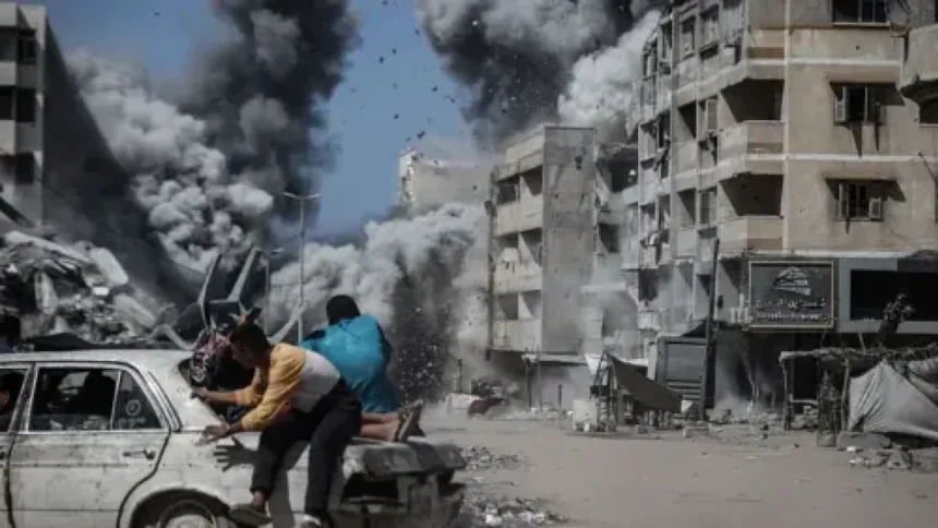 atacurile israeliene au ucis sapte persoane in fasia gaza sambata potrivit apararii civile si a unitatilor sanitare 6a6ebfba51df0