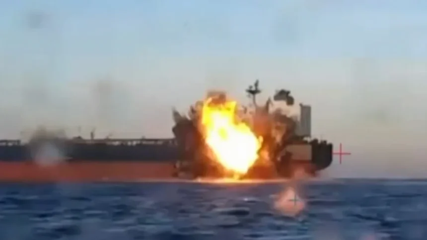 un petrolier a fost lovit de un proiectil necunoscut in stramtoarea ormuz 6a6d986ab3366