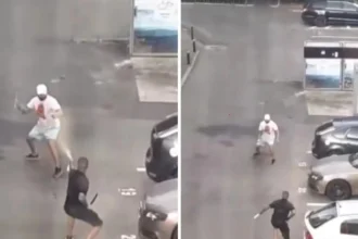 video imagini de la bataia cu macete din targu jiu doua persoane au fost retinute 6a783c2c780e3