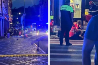 video momentul accidentului in care un duster a intrat intr un grup de pietoni in brasov impactul a fost filmat de camerele de supraveghere 6a7b80e50d54e