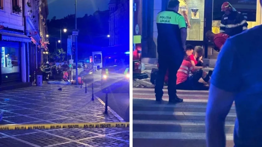 video momentul accidentului in care un duster a intrat intr un grup de pietoni in brasov impactul a fost filmat de camerele de supraveghere 6a7b80e50d54e