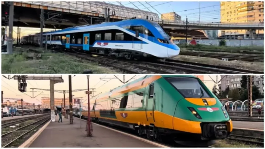 video trenuri electrice chinezesti au intrat pe una dintre cele mai circulate rute din romania ajung la 160 km h si vin cu dotari moderne 6a86a415da4f1