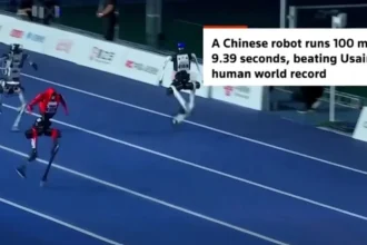 video va mai aduceti aminte de usain bolt un robot din china i a batut recordul la viteza la ateletism 6a8ab90fdef5c