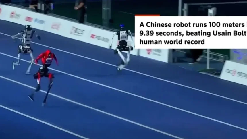 video va mai aduceti aminte de usain bolt un robot din china i a batut recordul la viteza la ateletism 6a8ab90fdef5c