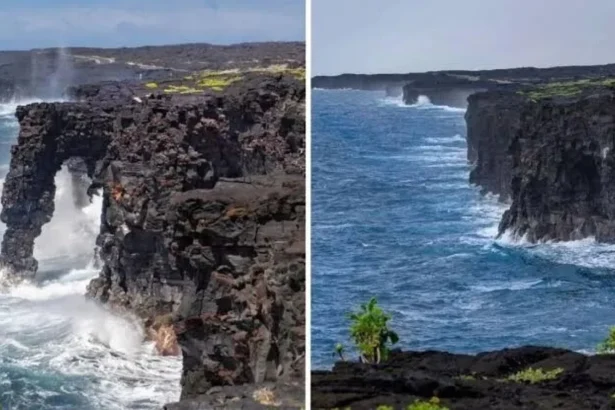 celebrul arc marin holei din hawaii s a prabusit in oceanul pacific 6ac0a1fe357a5
