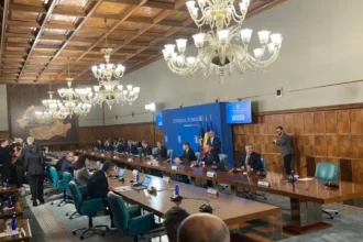 prima sedinta a guvernului niculescu aduce doua schimbari vizibile bolojan l a asteptat pe premier la palatul victoria apoi a plecat cu ioana dogioiu 6ad7b12f7ab13