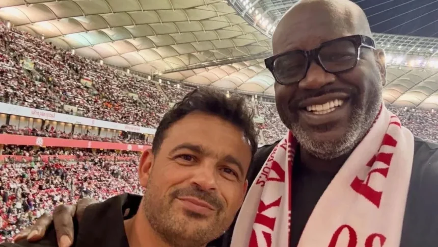 shaquille oneal a urmarit umilinta romaniei de la varsovia din tribune 6ac1de5e19c2e