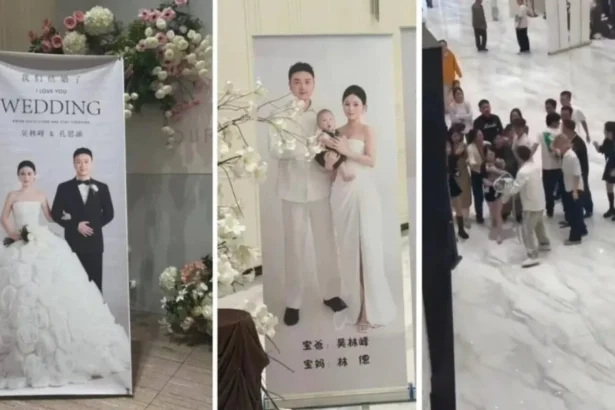 video doua femei doua petreceri si acelasi barbat nunta cu scandal in china mirele a organizat evenimentul in acelasi timp si loc cu petrecerea copilului sau cu fosta iubita 6acff241679a5