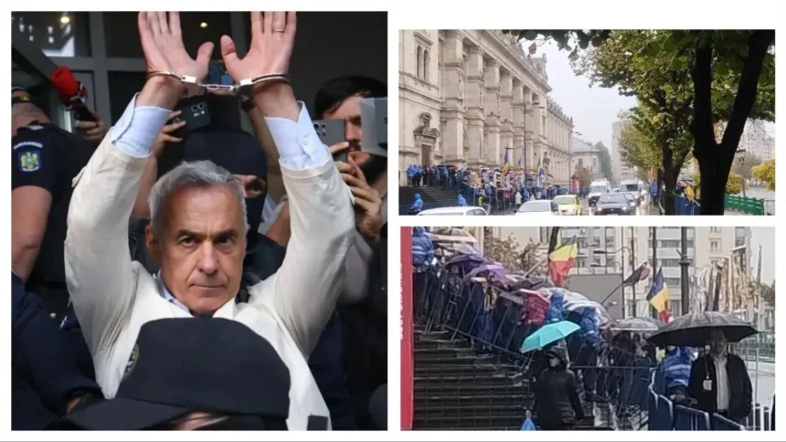 video protest la curtea de apel bucuresti judecatorii decid prelungirea arestului lui calin georgescu mandatul actual expira la miezul noptii 6ae1b082ec78f
